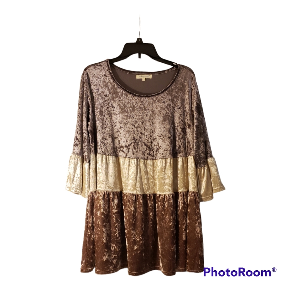 Indigo Soul Gorgeous Boho Long Sleeve Shirt/Dress
